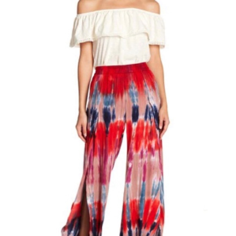 pavilion pants with slit up side